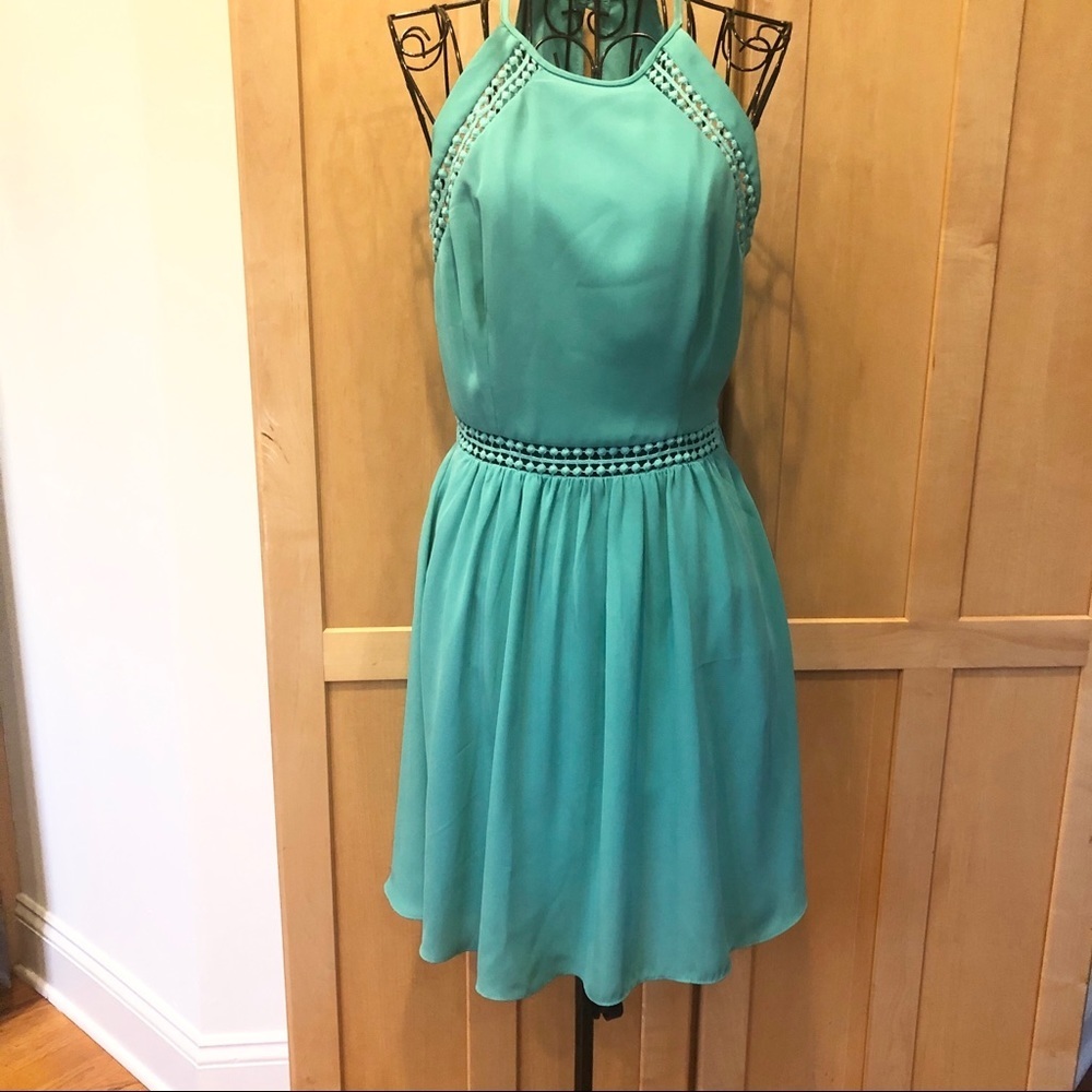 B. Darlin green sleeveless summer Dress size 3/4